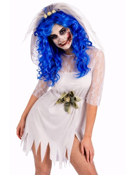 Fantasia Noiva Cadáver Tamanho M | Fantasias para Adultos O Rei do Carnaval
